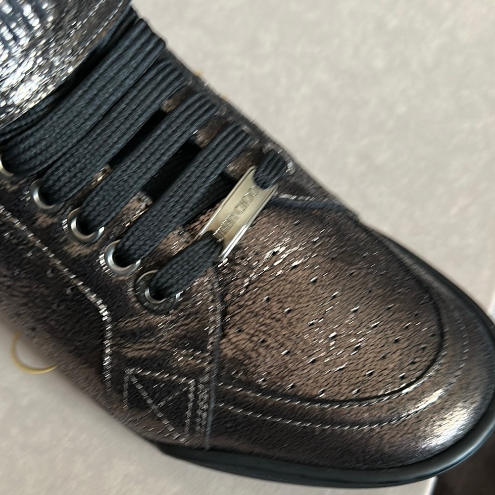 Jimmy Choo Metallic High-Tops - Picture 12 of 12